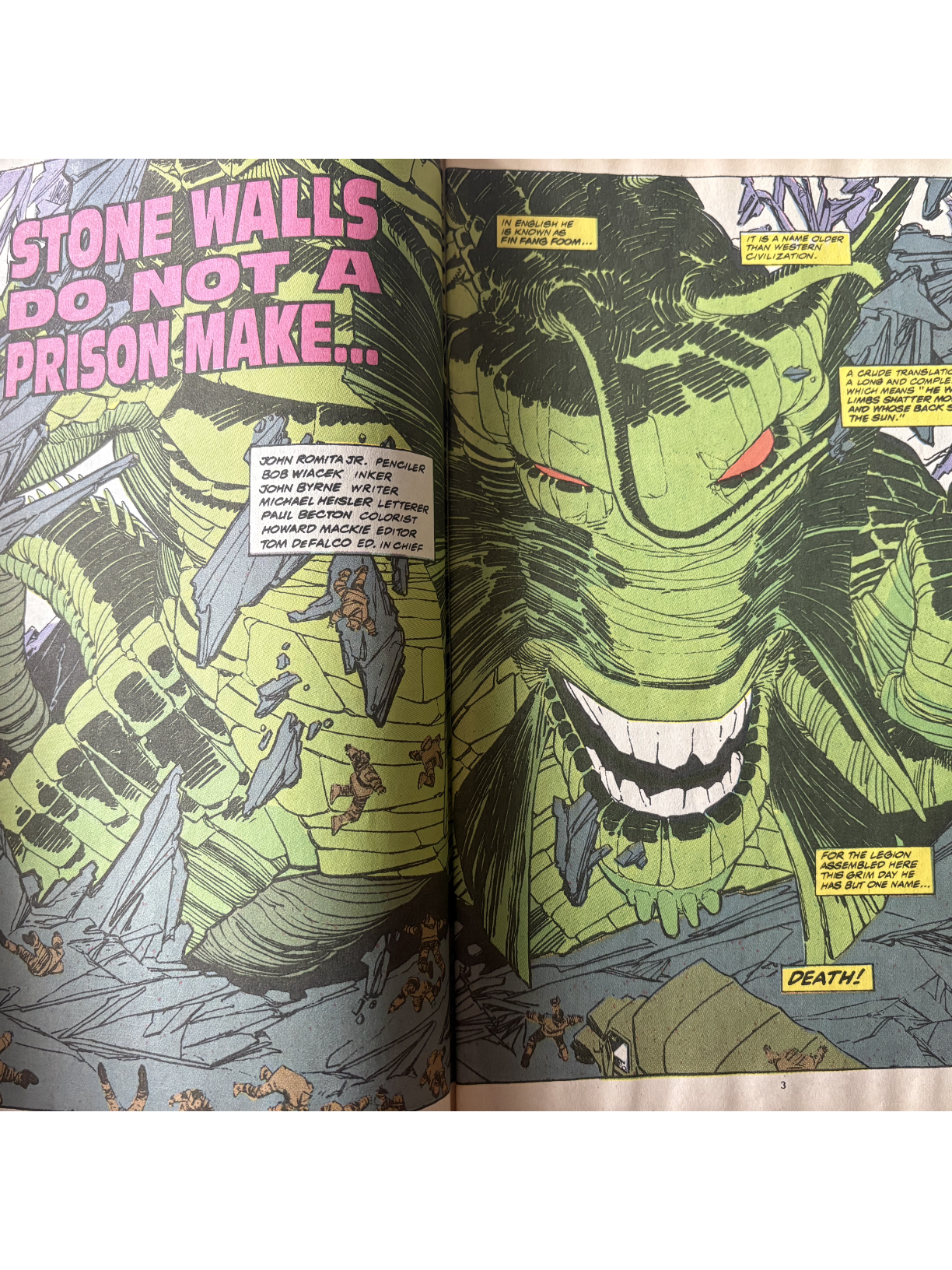 double-page spread