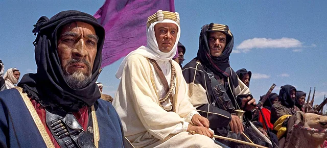 Peter O'Toole in <em>Lawrence of Arabia<em>
