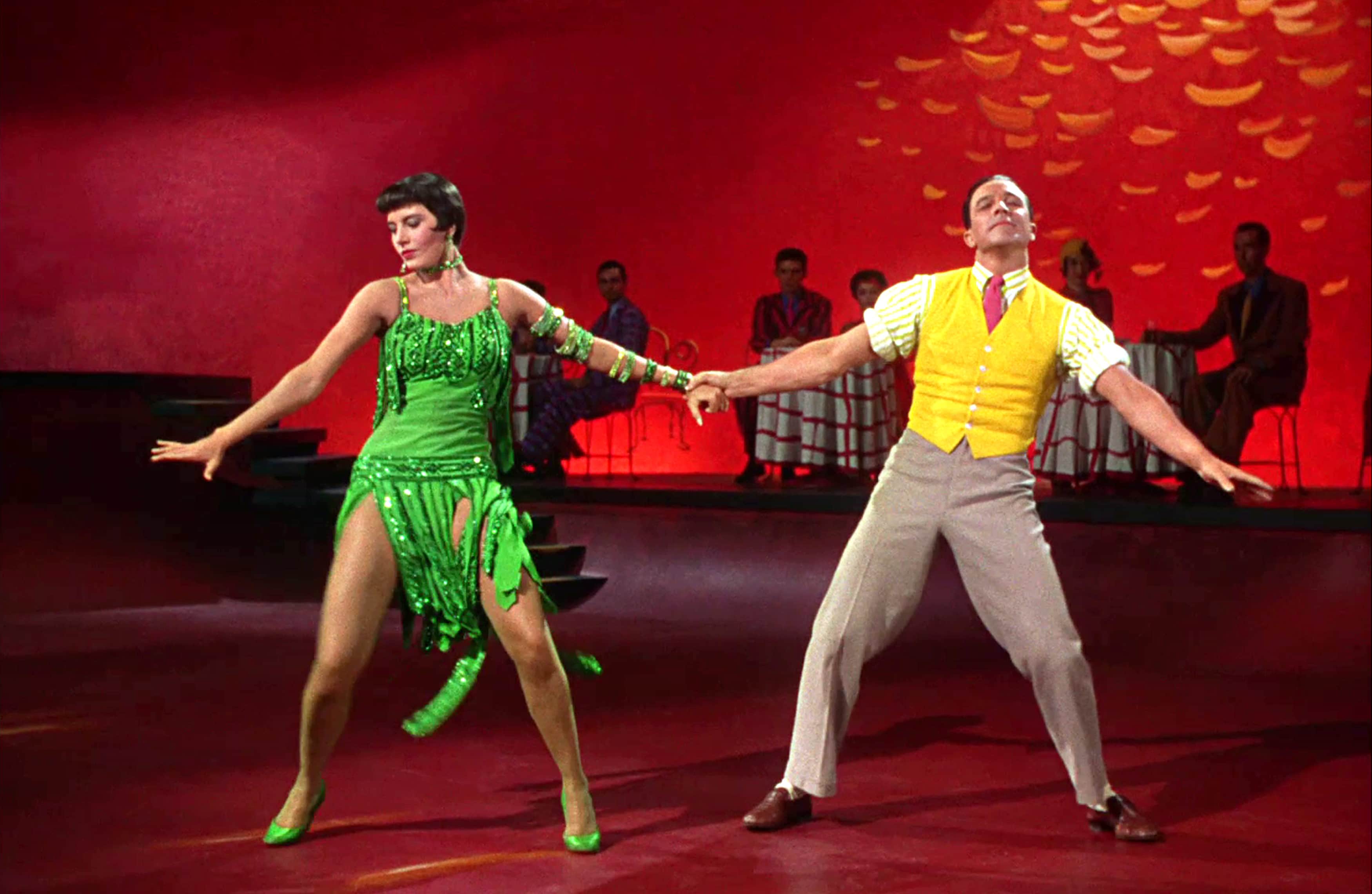 Gene Kelly and Cyd Charisse in <em>Singin' in the Rain</em>