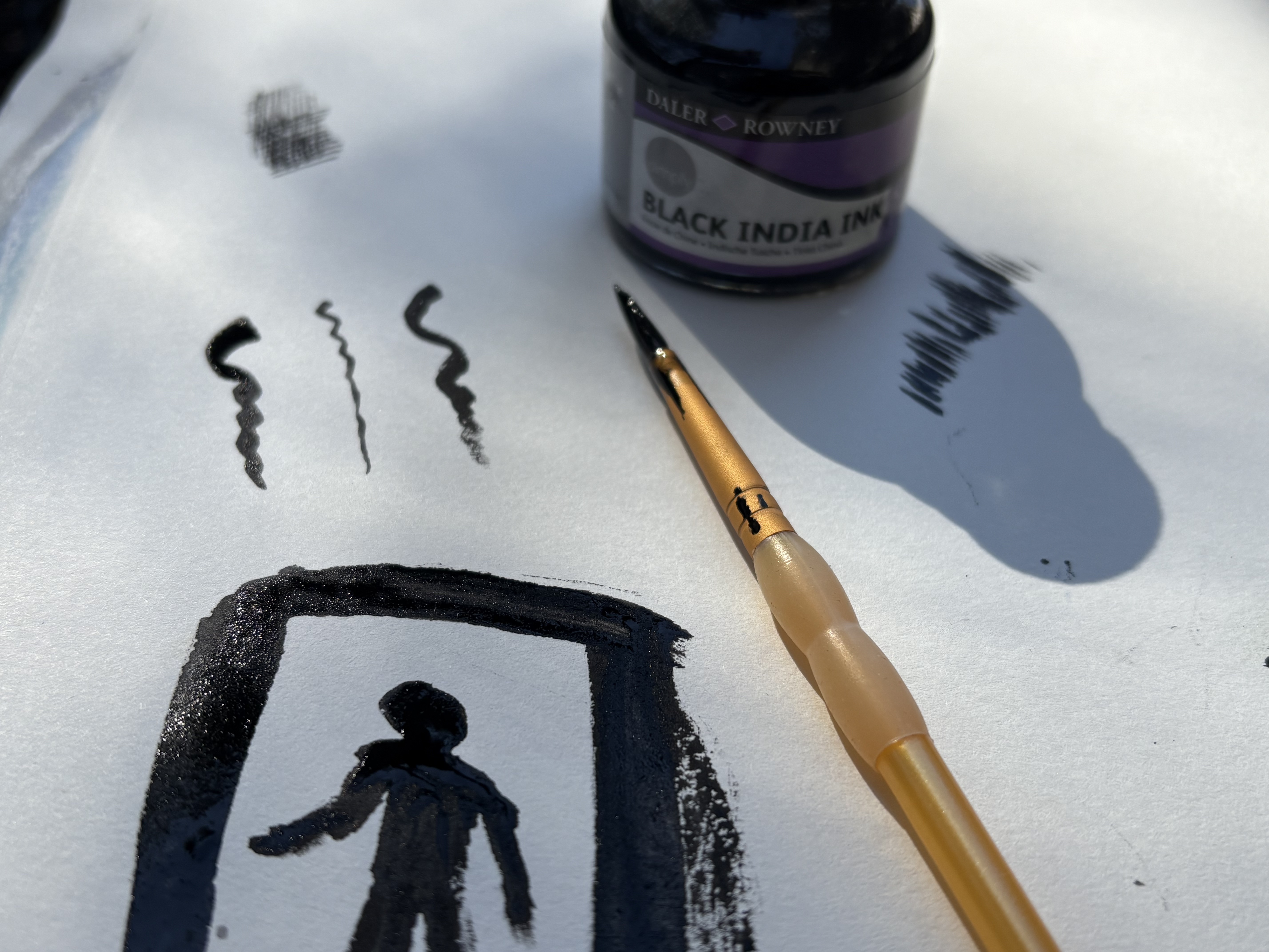 brush and ink