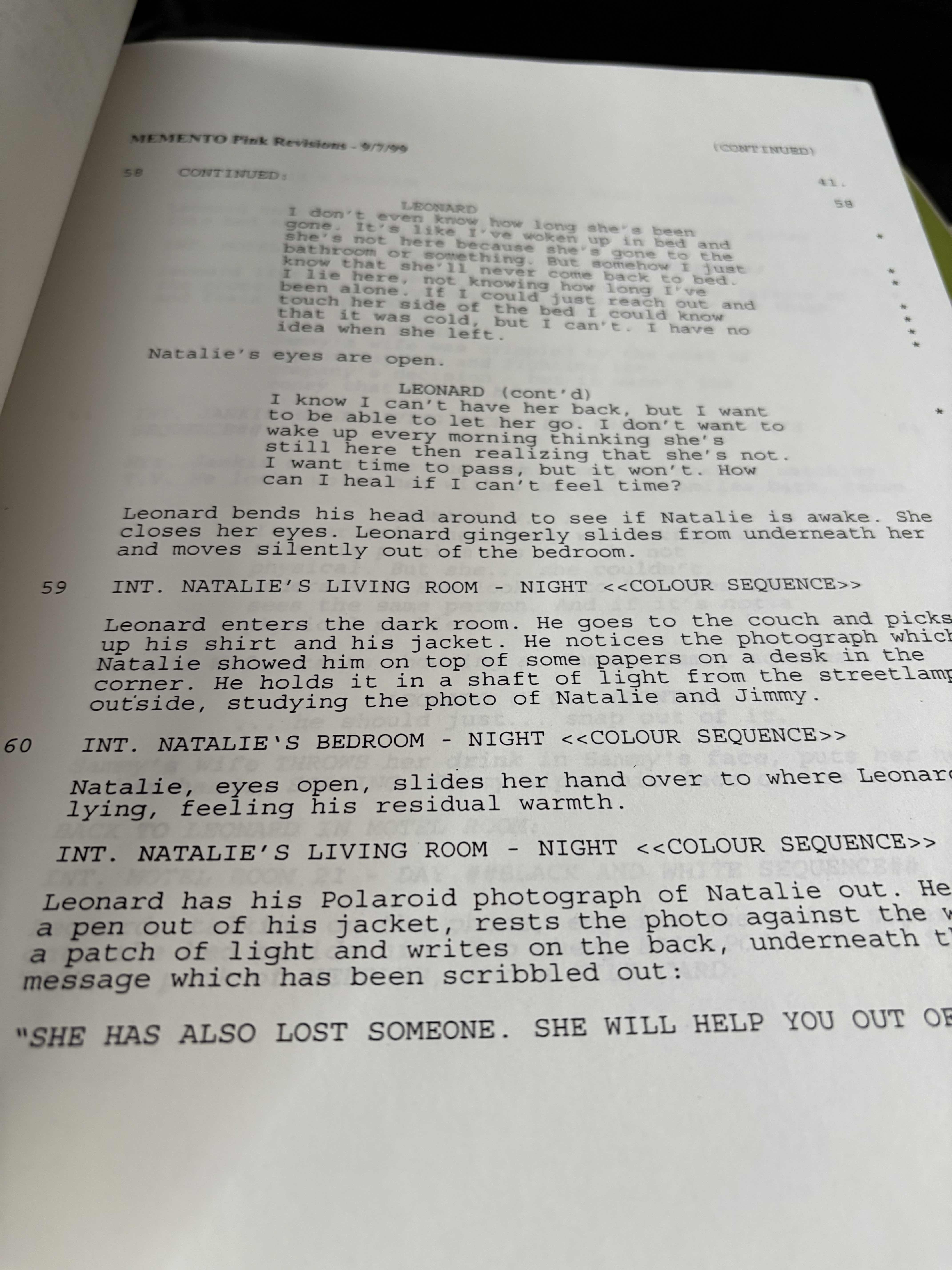 script page